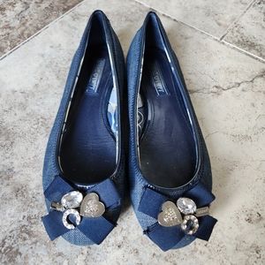 Coach poppy caper ballet flats